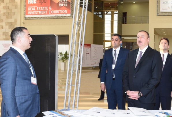 Azerbaijani president visited Bakutel 2015 exhibition - PHOTOS